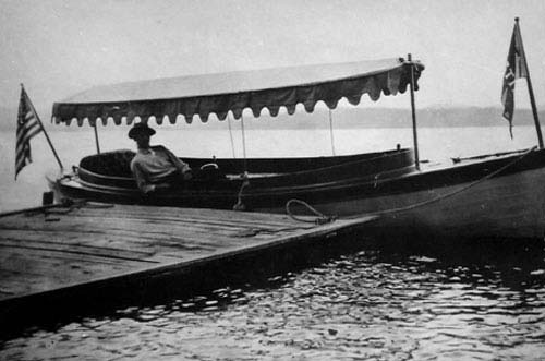 Relaxing on Piseco Lake